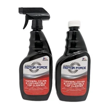 Gold Eagle Motor Force Tonneau & Convertible Top Cleaner 22oz Spray + Refill 2pk