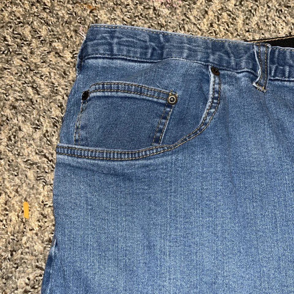 Jeans azules Harbor Bay 52 x 28 para hombre 58805 Foto 3 de 4