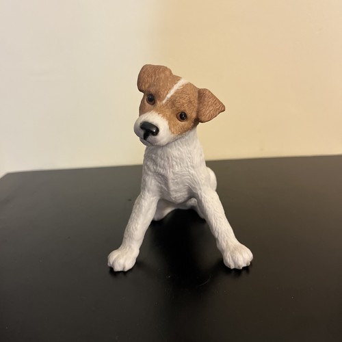 Vintage Lenox 2002 Jack Russell Terrier Dog Puppy Figurine Collectible Porcelain