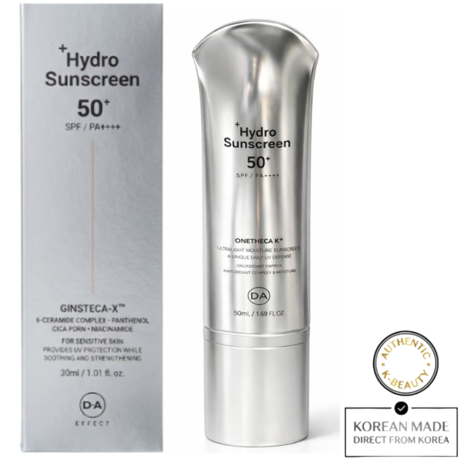 DA EFFECT Hydro Sunscreen 30mL (SPF50+ PA++++) / K-Beauty / Free Gift