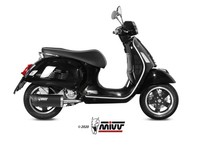Auspuff Endtopf Mivv Mover Piaggio Vespa GTS 300 2008 - 2020