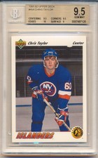 1991 Upper Deck Chris Taylor ( Rookie Card) (#454) BGS9.5 BGS. rookie card picture