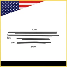 Door Belt Molding Weatherstrip For 2007-2018 Toyota Tundra Double Cab US STOCK