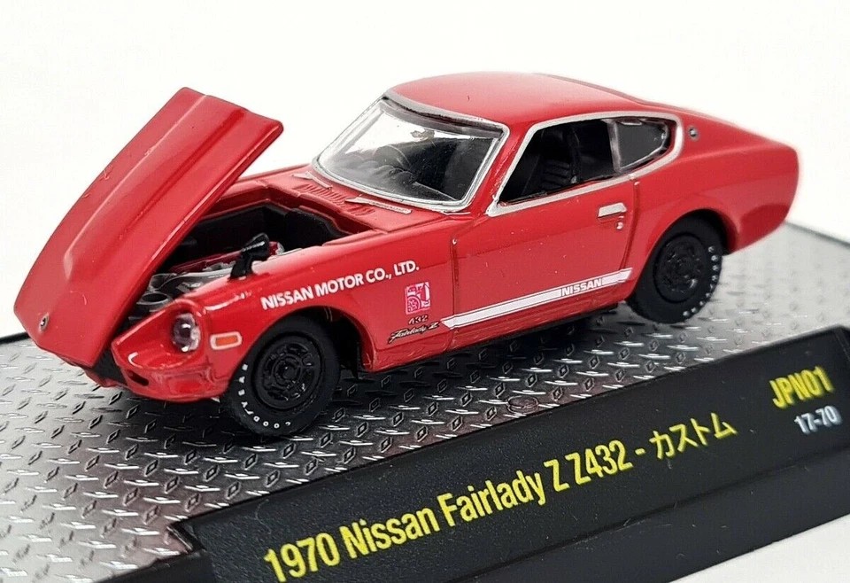 M2 Machines 1/64 Scale JPN01 Nissan Fairlady Z Z432 Red Diecast Model Car - Image 3 of 4
