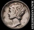1929-D Mercury Dime- Silver- Scarce Better Date No Reserve #J3311