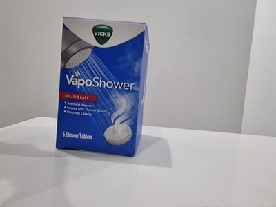Vicks VapoShower 5 Tablets Soothing Vapors Infuses Shower Steam
