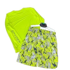 Spyder Boy's Swim Set Size Green XL NWT