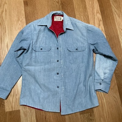 Sears Coat With Red Inside And Light Blue Out Vintage Outdoor Wear Insulated￼