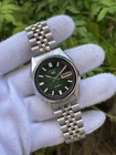 Vintage Seiko 5 Automatic 7009 Green Dial 17 Jewel Refurbished WristWatch Japan