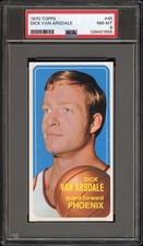 1970 Topps #45 Dick Van Arsdale PSA 8 NM-MT Phoenix Suns Basketball Card