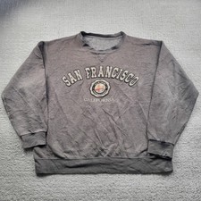San Francisco California Sweatshirt Mens Large Graphic Crewneck Pullover