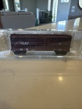 N Scale Kadee/ MTL 40' Stockcar ATSF (Herald) 35080