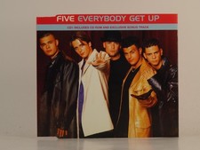 FIVE EVERYBODY GET UP (CD 1) (H1) 3 Track CD Single including Picture Sleeve BMG
