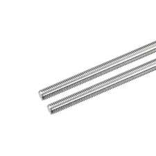 2 x Fully Threaded Rods M8x400mm 1.25mm Pitch 304 Stainless Steel Right Hand