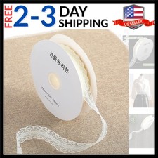 Cream White Lace Trim Ribbons, 1.2 Inch Wide 50 Yards Fabric Vintage Pattern ...