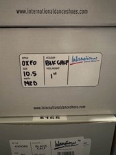 Men's size 10.5 UK Regular Wide Ballroom Shoes - International Dance Shoes