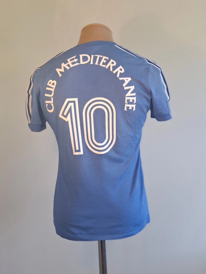 Maillot SCB BASTIA 1978 Vintage ancien CORSE Adidas Ventex Club Mediterrannee - Photo 4/4