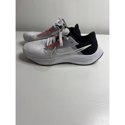 Women's Nike Air Zoom Pegasus 39 White Black Running Shoes Walking Size 6