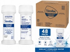 Similac Sterilized Water 2 fl oz 59 mL Bottles - 48 Pack 10/10/2026