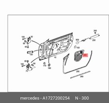 Mercedes-Benz T&uuml;rdichtung SLK SLC R172 A1727200254 Original Neu