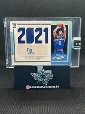 2021-22 Panini Instant Prime Cuts Quentin Grimes #/10 RC