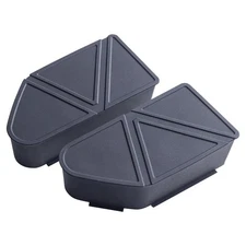 Bed Rail Stake Pocket Covers, 1 Pair Silicone Truck Caps Rear Holes Plugs Cov...