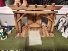 Mama Says Nativity Set The Creche 2007 Kathy Fincher Demdaco Manger Stable