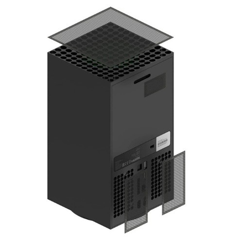1 Ensemble Couvercle -PoussièRe pour Filtre Ventilateur Refroidissement pou1550 - Afbeelding 6 van 9