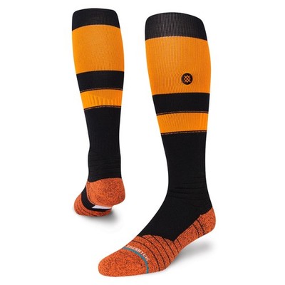 Stance MLB Diamond Pro Stripes OTC Socks (Orange Black)
