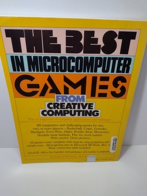 *First Printing* The Best in Microcomputer Games 1st Ed 1978 Paperback