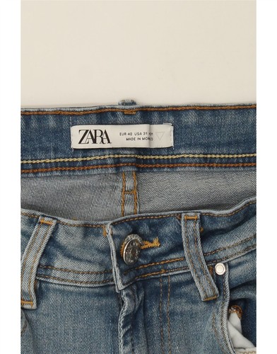 ZARA Damskie Skinny Jeans EU 40 Medium W31 L29 Niebieskie Bawełna LB14 - Zdjęcie 3 z 3