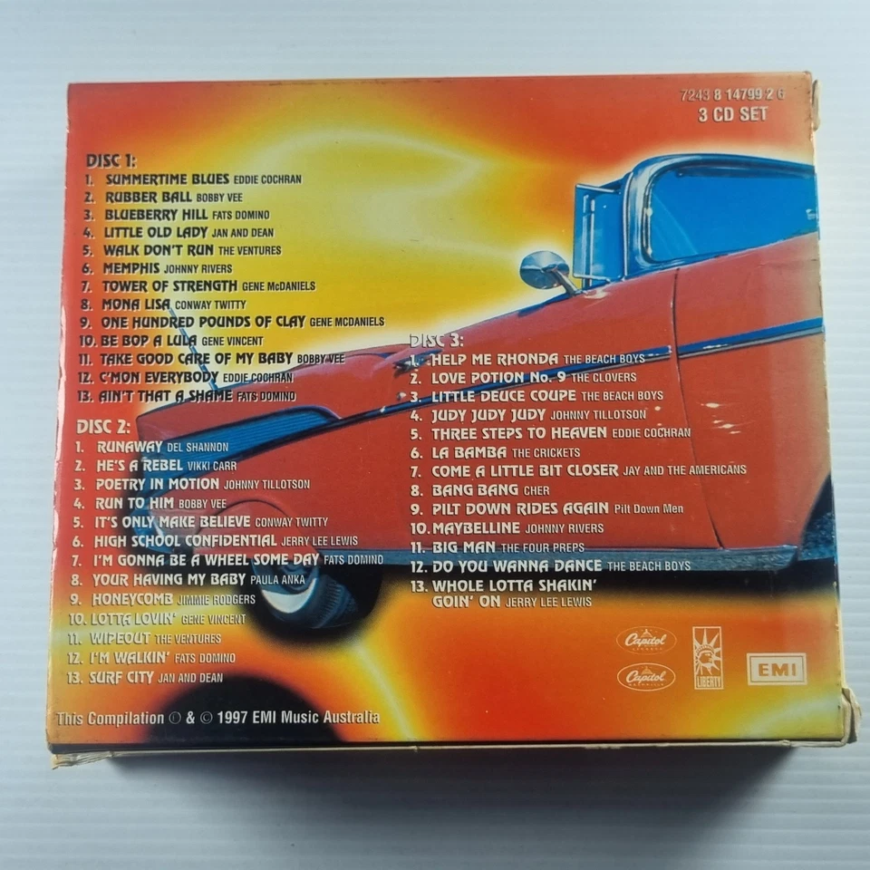 Classic Rock 'N' Roll 3 CD Set Album Good Condition 39 Tracks Free Postage  - Image 2 of 4