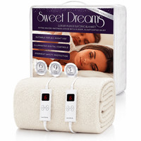 Heated Blanket Electric Mattress Cover Single Double King Superking Dual Control