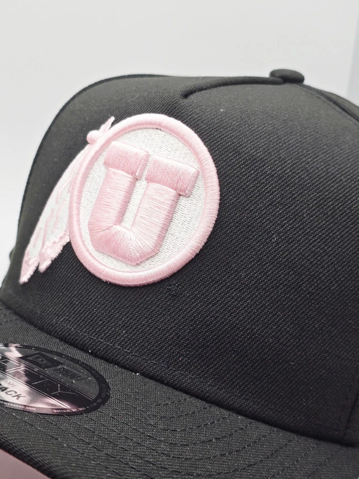 Gorra New Era University Of Utah Utes 9FIFTY marco A Snapback rosa UV Foto 3 de 4