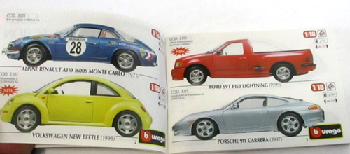 Catalogo Burago 1999-2000, lunghezza 96 pagine, ottime condizioni - Foto 2 di 7