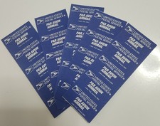 USPS AIR MAIL LABELS (19-B / 2002) FULL PANE OF 5 LABELS (READ DESCRIPTION!)
