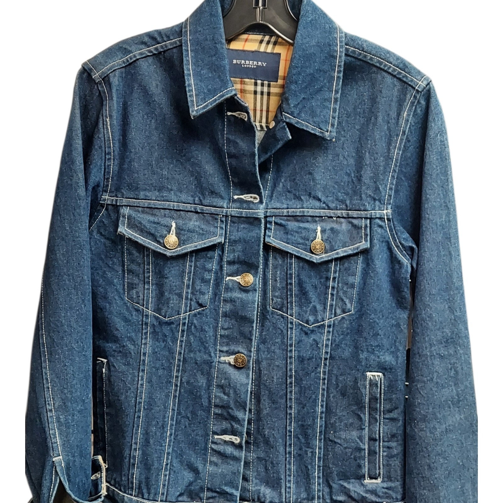 Burberry Denim Jacket - Small - image 1
