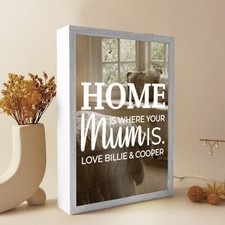 Personalised LED Night Light Lamp Frame For Mum Mother's Day Birthday Gift