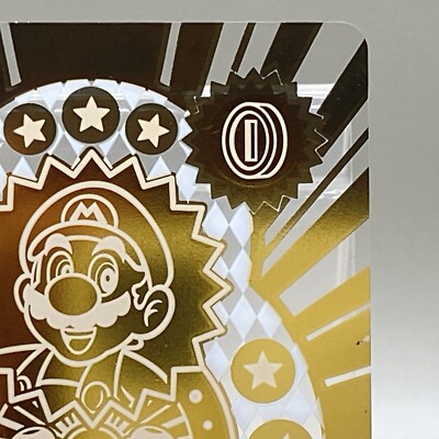 Mario Trump Club Nintendo Premium Membership Benefit Rare Japan 1