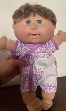 Cabbage Patch Kids 12.5" Naptime Babies -Brunette with Blue eyes