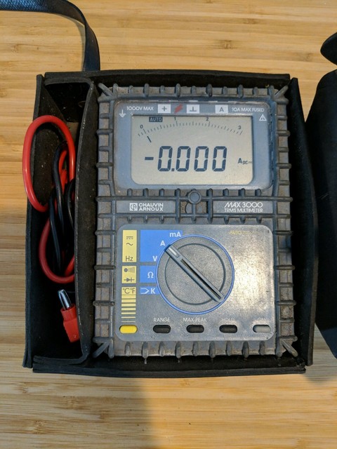 CHAUVIN ARNOUX TRMS MULTIMETER # MAX3000 | eBay
