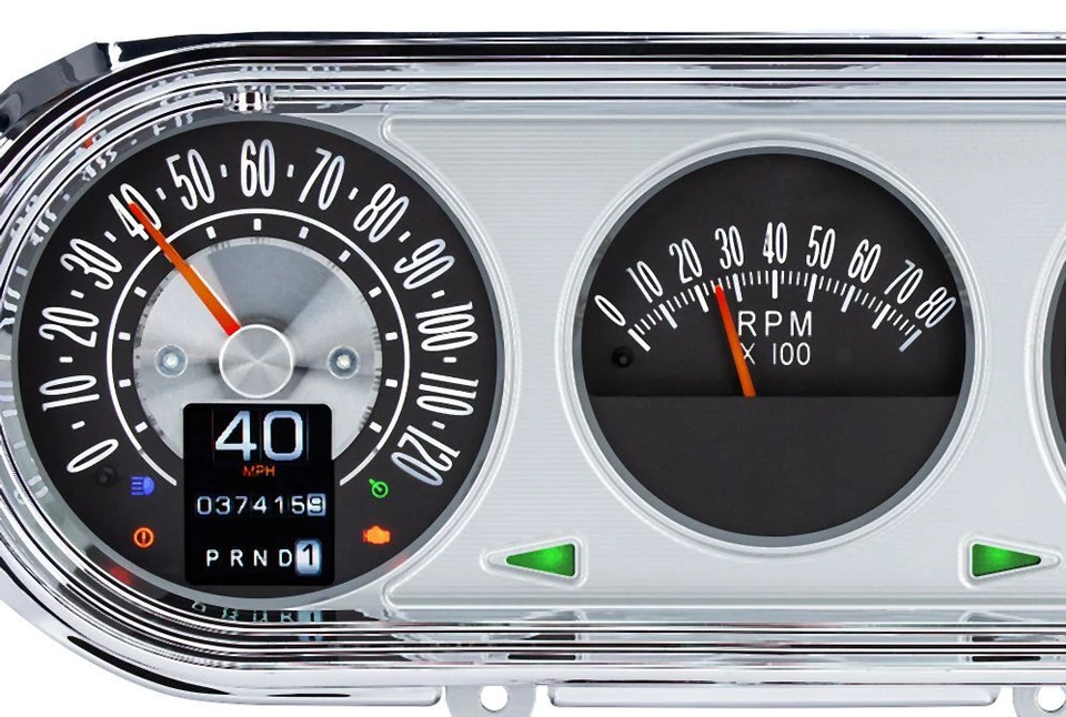 Kit de medidor analógico Dakota Digital 1961-1962 Chevrolet Impala RTX RTX-61C-IMP-X - Imagem 2 de 4