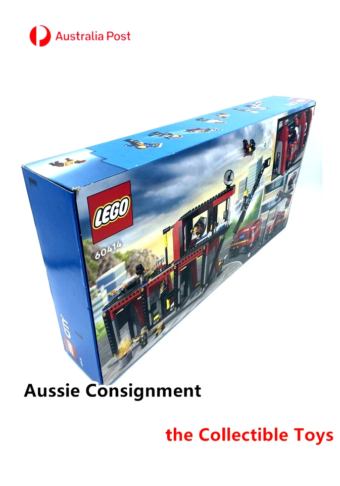 LEGO 60414 Estación de Bomberos Ciudad con Camión de Bomberos Nuevo Precintado 843 piezas Foto 4 de 4