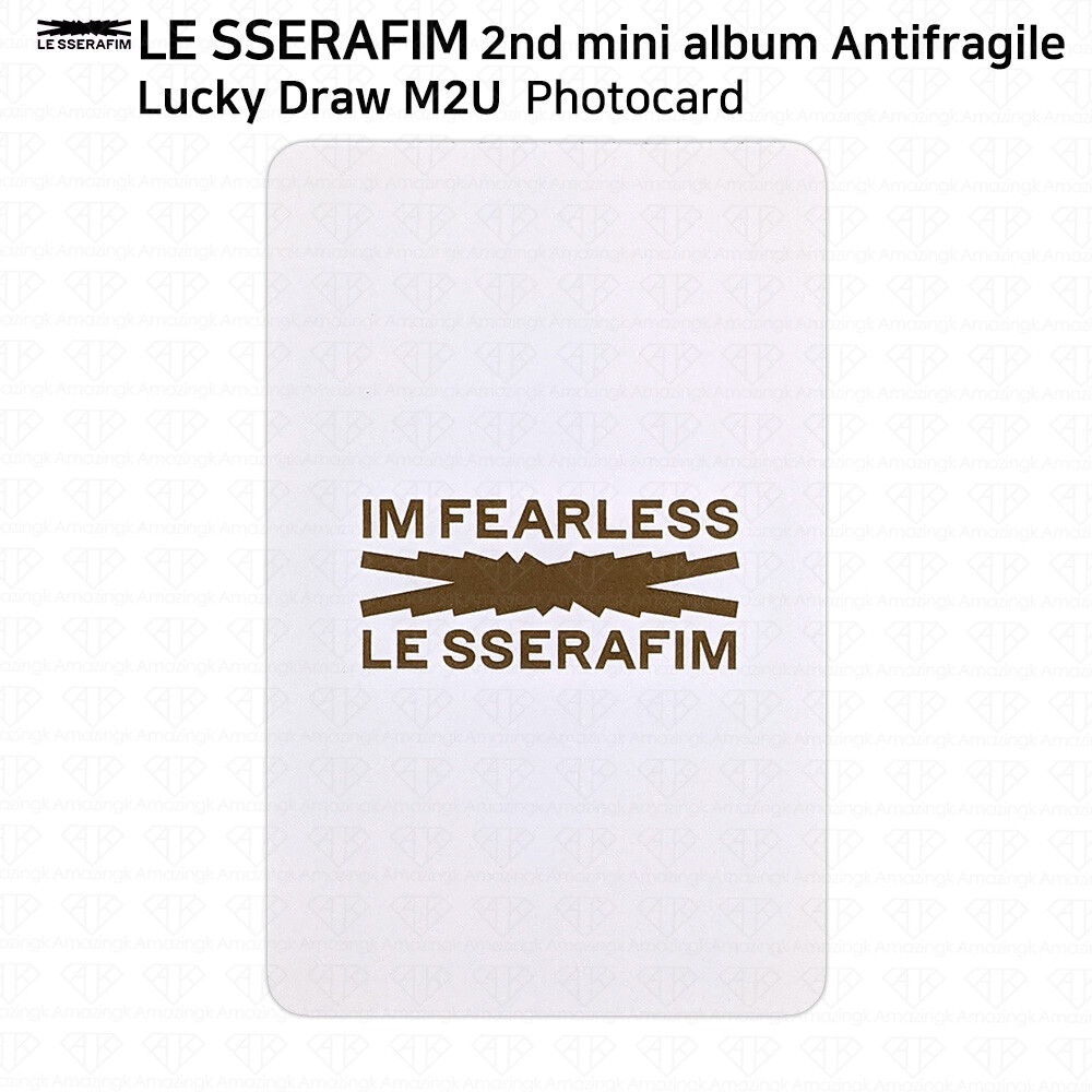LE SSERAFIM - LESSERAFIM ANTIFRAGILE M2U特典 ５枚 ① LE SSERAFIM - [ANTIFRAGILE] (2nd Mini Album 3 Version SET