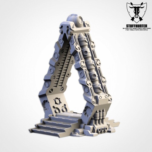 Xeno Pyramids - Tabletop Terrain Terreno - Scenery Wargaming para 28-32mm - Imagen 35 de 47