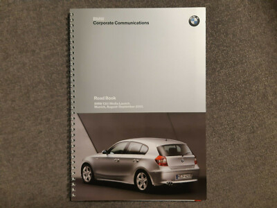 BMW 130i Road Book August 2005 München Press Kit Media Launch Pressemappe 