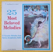 25 Most Beloved Melodies Various LP Special Stereo ALL-DISC #SBMN 1