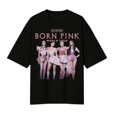 BLACKPINK Born Pink 2023 Tour T-shirt Gift For Fan All Size S-3Xl