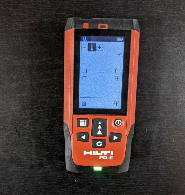 Hilti Pde Laser Range Meter Distance Measurer Ip65 /1.0mm Accuracy