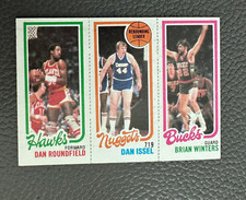 1980-81 Topps #29 Dan Roundfield / #73 Dan Issel / #152 Brian Winters